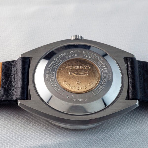 King Seiko 5626-7060 original buckle, automatic, 1972, serviced with 1-year warranty - LingNoi Design