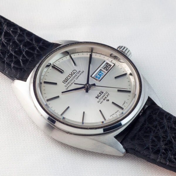 King Seiko 5626-7060 original buckle, automatic, 1972, serviced with 1-year warranty - LingNoi Design