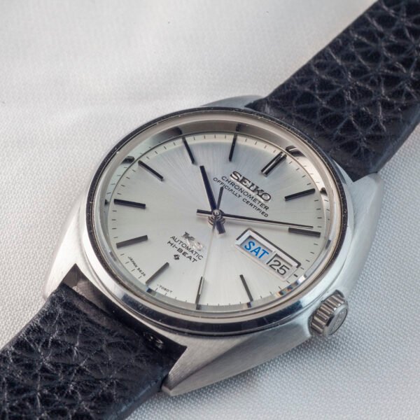 King Seiko 5626-7060 original buckle, automatic, 1972, serviced with 1-year warranty - LingNoi Design