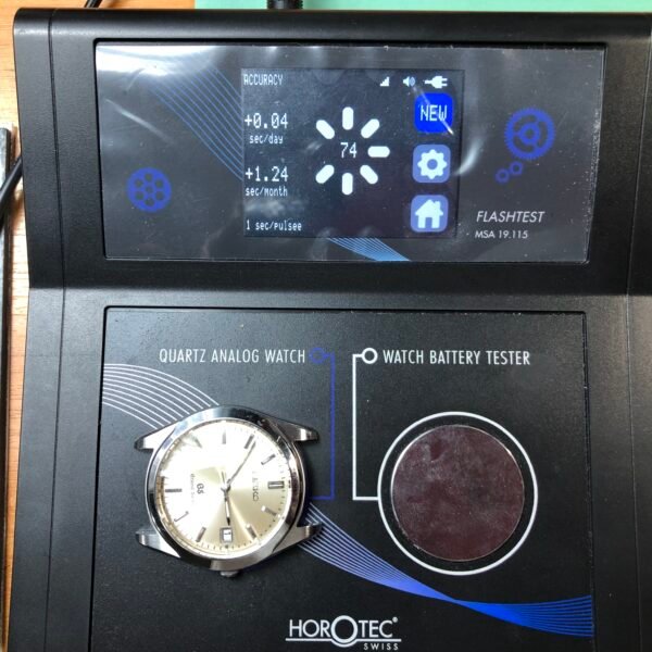 Grand Seiko 8N65-8000 Quartz from 1994 testing accuracy - LingNoi Design