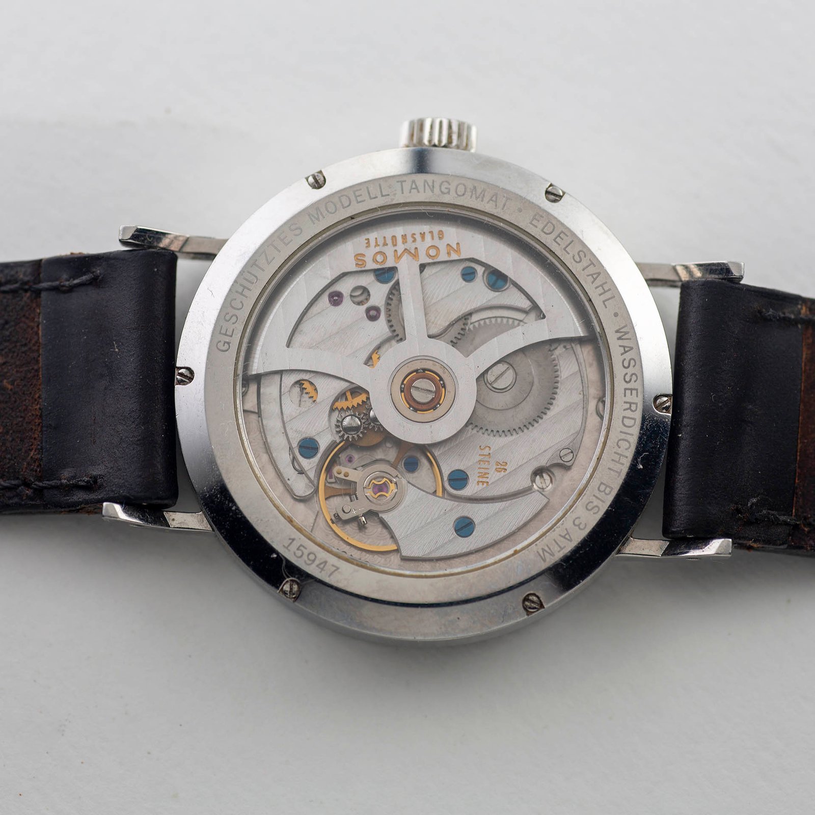Nomos Tangomat ref 641 from 2013, serviced with 1-year warranty - LingNoi Design