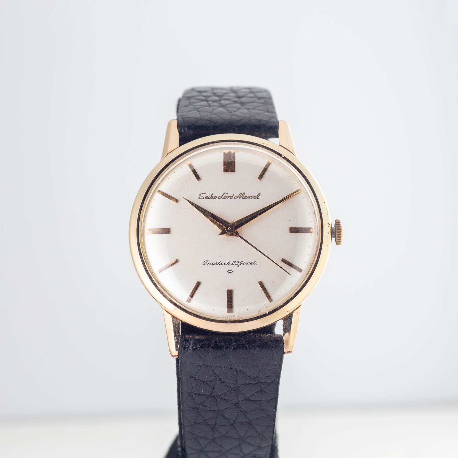 Seiko Lord Marvel J14068 (carved dial) from 1960, serviced with 1-year warranty - LingNoi Design